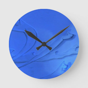 Wolf Room at Hotel de Glace, Quebec, Canada Round Clock