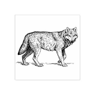 Wolf Rubber stamp