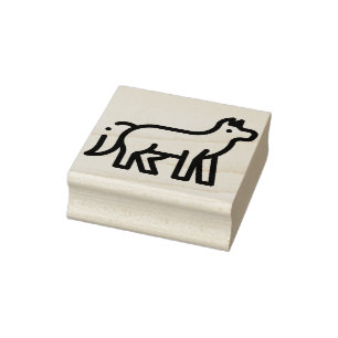 Wolf Rubber Stamp