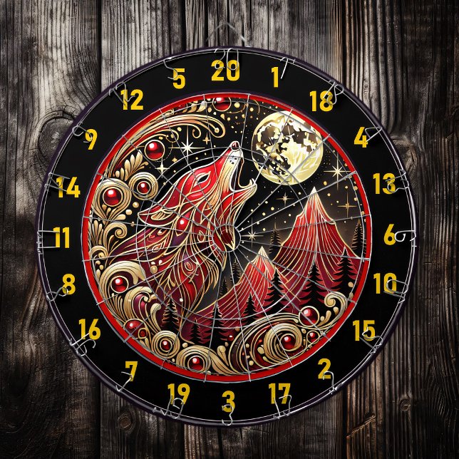 Wolf’s Spirit Lights Up The Game Dartboard (Creator Uploaded)