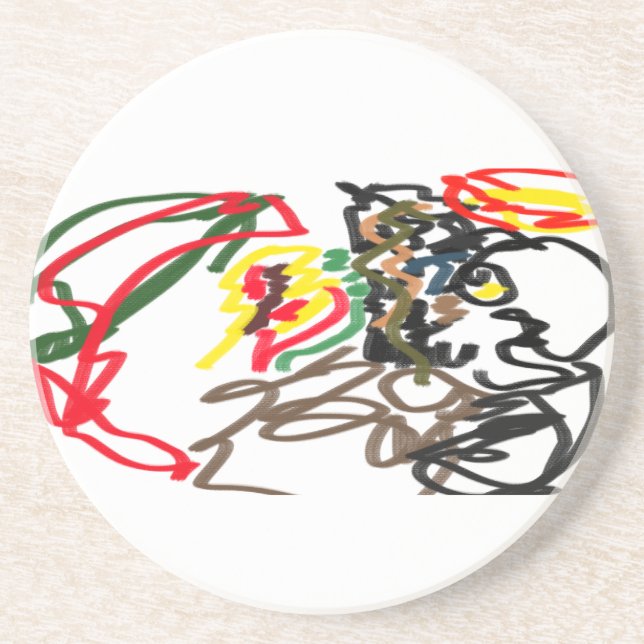 Wolf set Autumn  Coaster (Front)