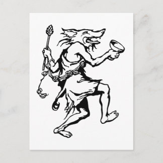 Wolf Shaman Postcard