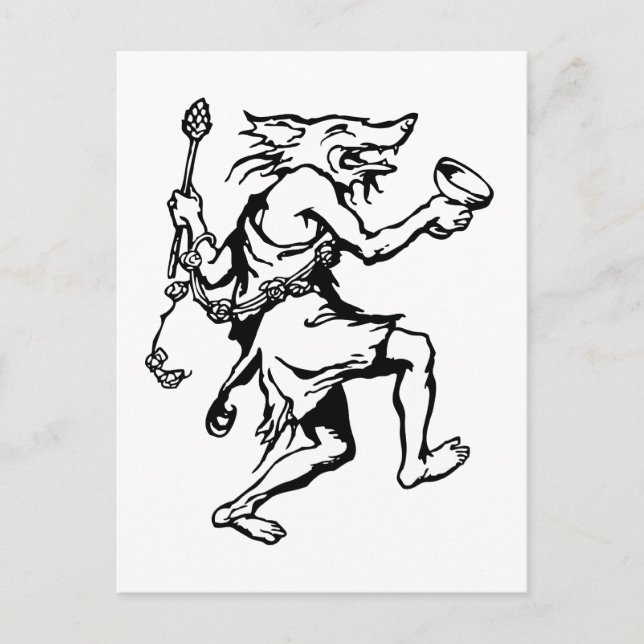 Wolf Shaman Postcard (Front)