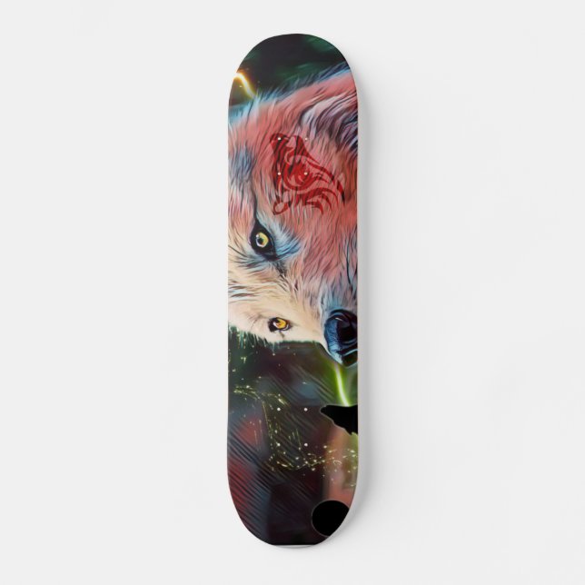 Wolf Skateboard (Front)