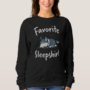 Wolf Sleep Pajama Pyjamas Nightgown Idea 1 Sweatshirt