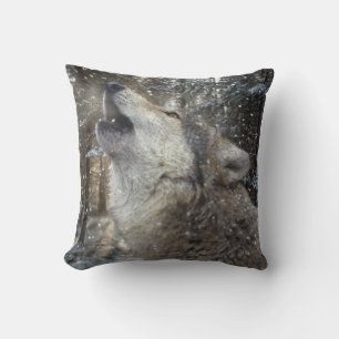 Wolf Song - Pastel Cushion