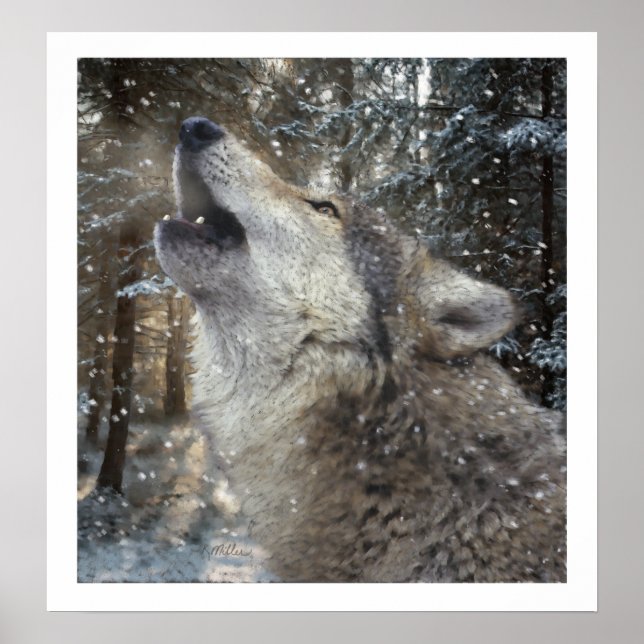 Wolf Song - Pastel Poster (Front)