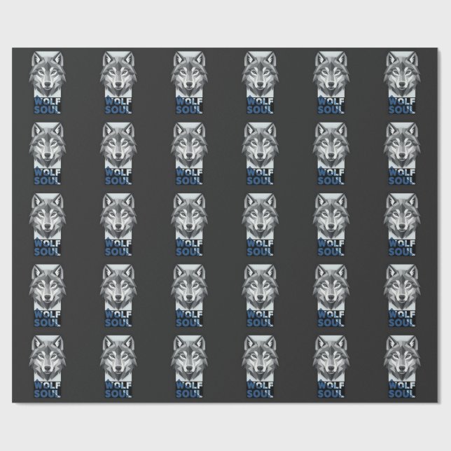 Wolf soul wrapping paper (Flat)