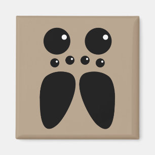 Wolf Spider Face Magnet