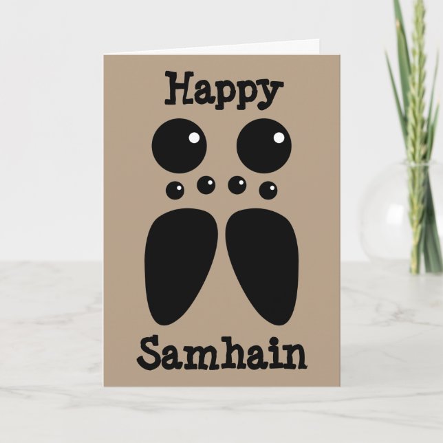 Wolf Spider Samhain Card (Front)