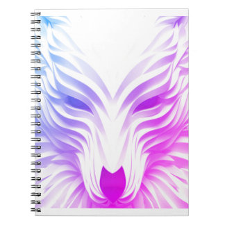 wolf Spiral Photo Notebook