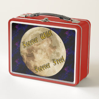 wolf spirit metal lunch box