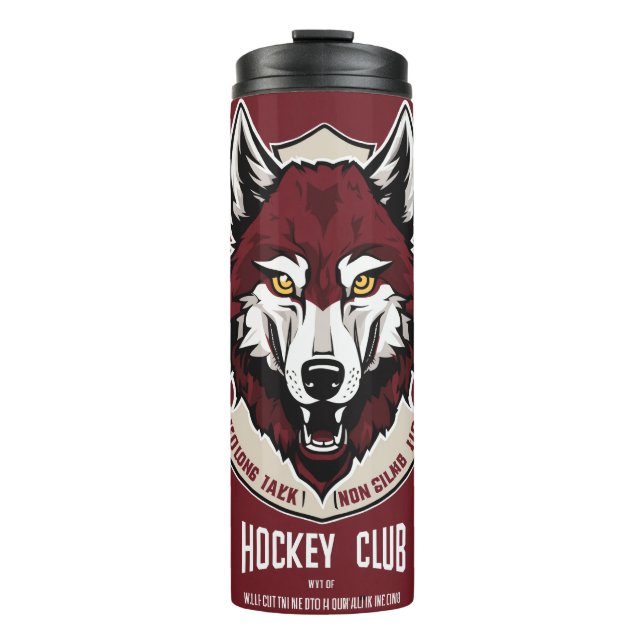 "Wolf Spirit Unleashed Thermal Tumbler (Front)