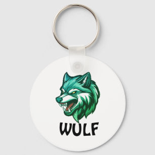 Wolf Spirit Wild & Fearless Animal-Themed Keycha Key Ring