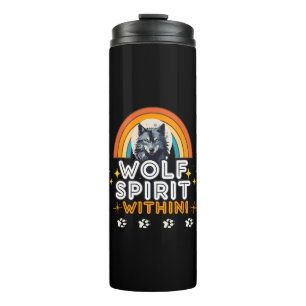 Wolf Spirit Within Thermal Tumbler