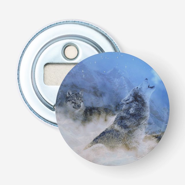 Wolf Spirits Bottle Opener (Front)