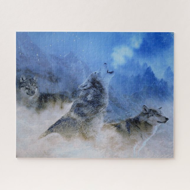 Wolf Spirits Jigsaw Puzzle (Horizontal)