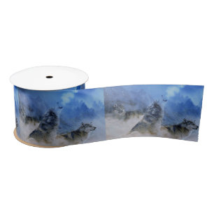Wolf Spirits Satin Ribbon