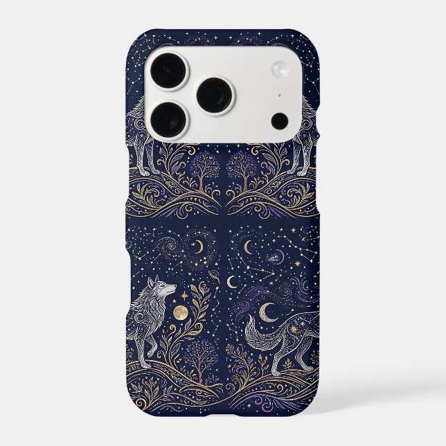 Wolf Star Sky iPhone Case (Back)