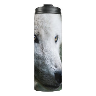 Wolf Stare Thermal Tumbler