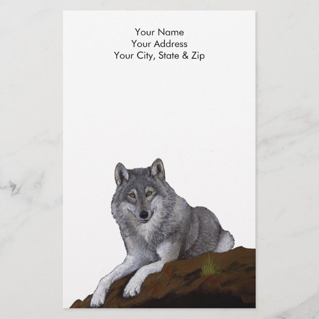 Wolf Stationery (Front)
