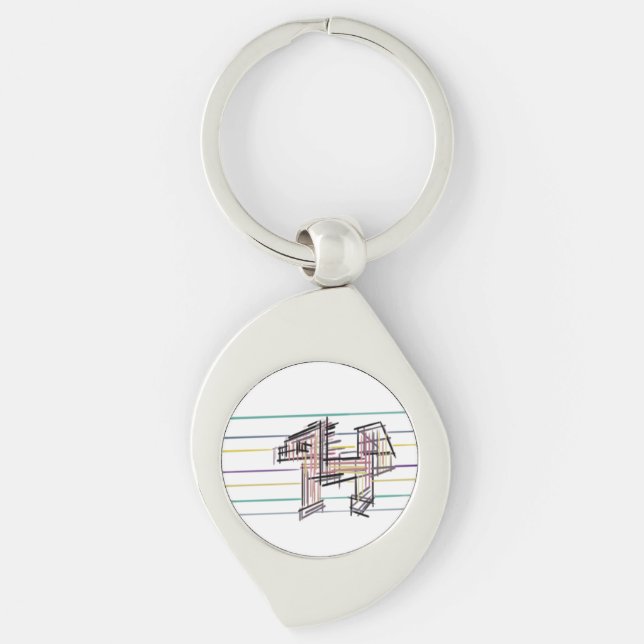 Wolf summer joy  key ring (Front)