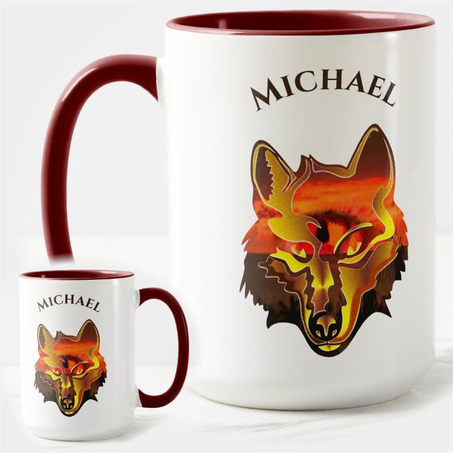 Wolf Sunset Eye 2106 Mug (Creator Uploaded)