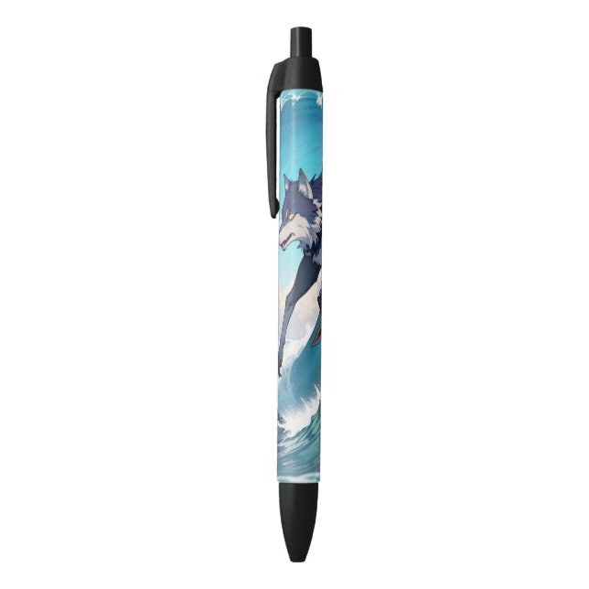Wolf Surfing On Tittle Wave Pen (Top (Vertical))