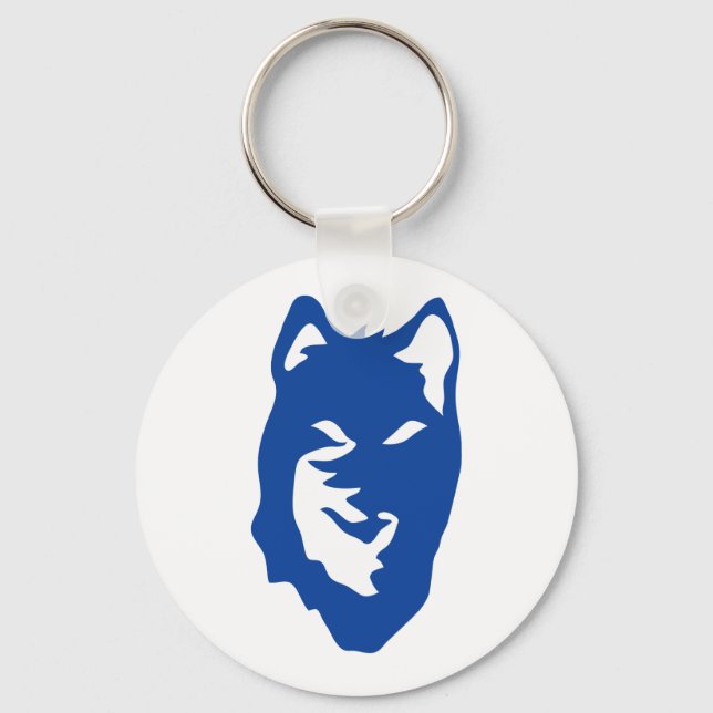 Wolf Symbol Key Ring (Front)