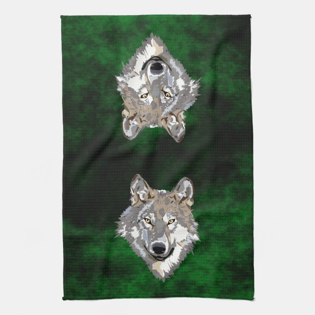 Wolf Tea Towel (Vertical)