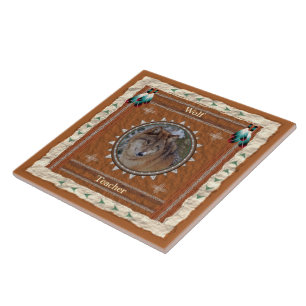 Wolf Teacher Energy Ceramic Tile