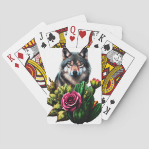 Wolf Three Playing Cards