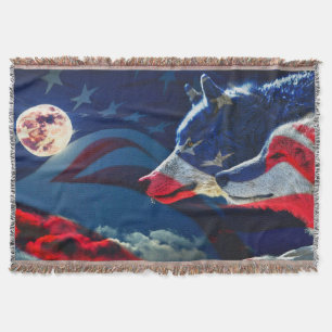 Wolf Throw Blanket