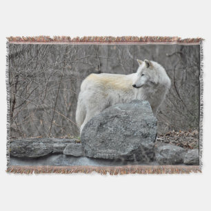 Wolf Throw Blanket