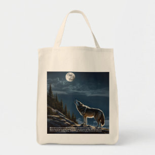 Wolf tote bag