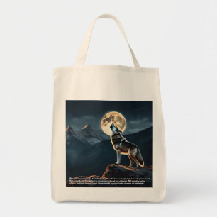 Wolf tote bag