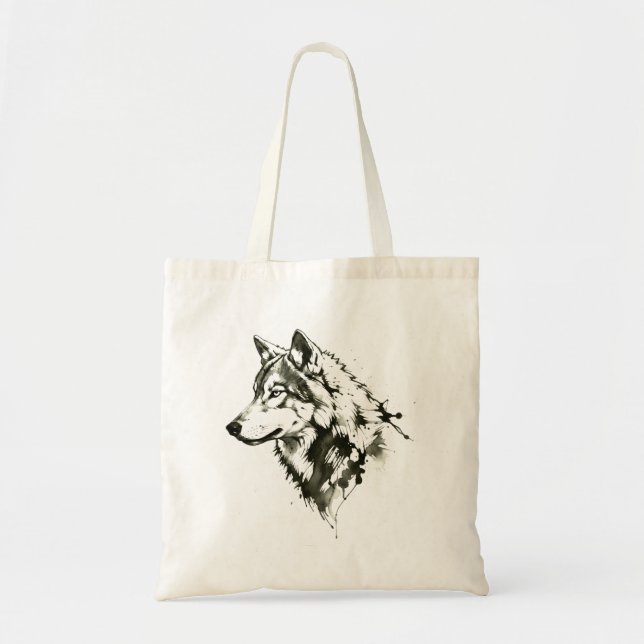 Wolf Tote Bag (Front)