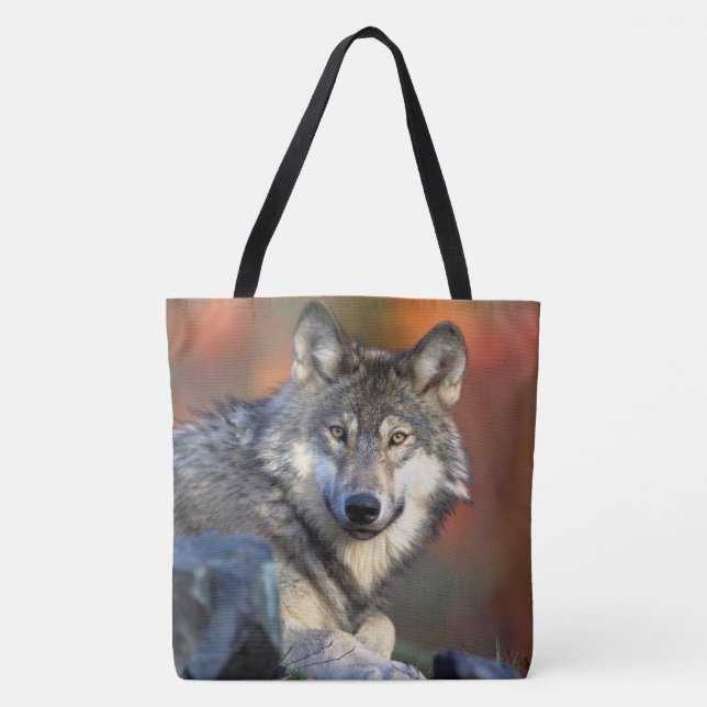 Wolf Tote Bag (Front)