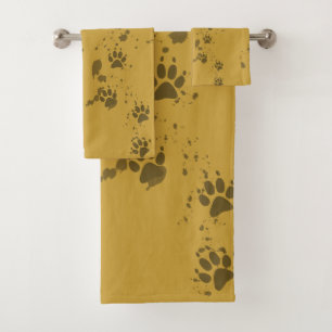 Wolf Tracks Bath Towel Set
