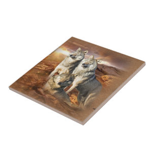 Wolf Trio Ceramic Tile