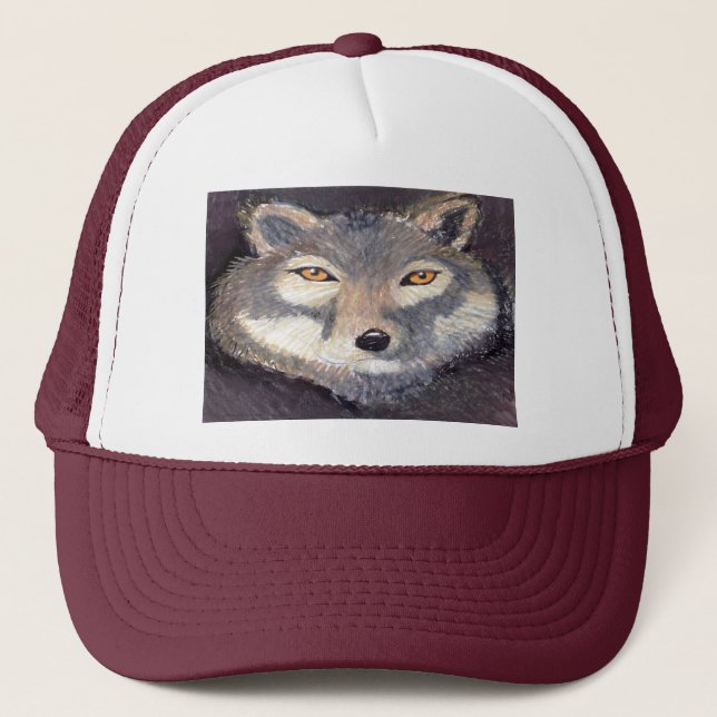 Wolf Trucker Hat (Front)