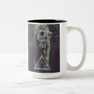 wolf Two-Tone coffee mug