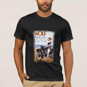 WOLF VINTAGE MOTORCYCLES. T-Shirt