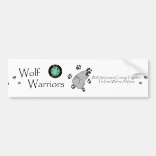 Wolf Warriors Bumper Sticker
