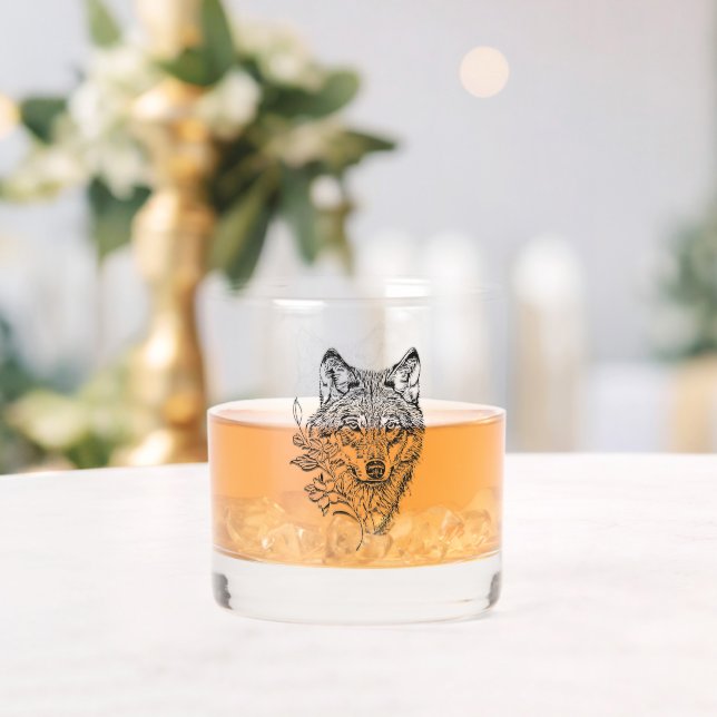 Wolf Whiskey Glass (Insitu (Wedding))