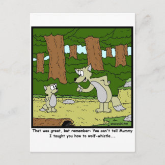Wolf-Whistle Postcard