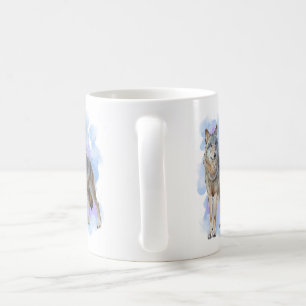 Wolf wildlife coffee mug