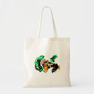 Wolf winter joy tote bag