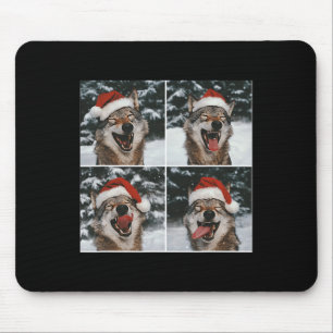 Wolf Winter Photography Wolf Conservation Christma Mouse Pad