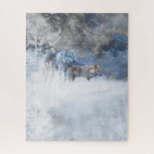 WOLF WINTER TERRITORIES JIGSAW PUZZLE